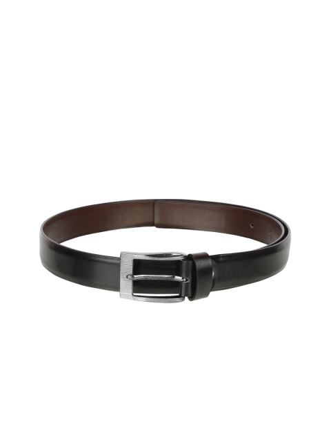

Swiss Design Men Black Textured Leather Belt