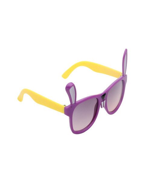

Olvin Girls Grey Lens & Purple Wayfarer Sunglasses with UV Protected Lens OL443-04-Purple