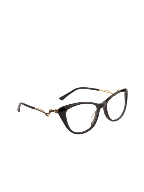 

Ted Smith Women Black & Gold-Toned Full Rim Cateye Frames