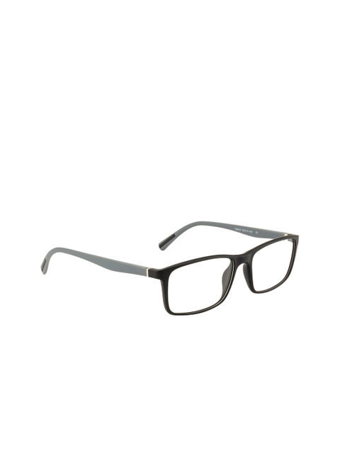 

Ted Smith Unisex Grey & Black Full Rim Wayfarer Frames
