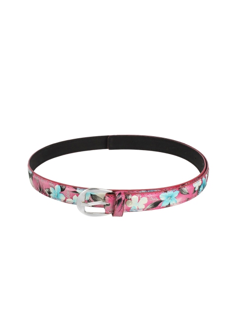 

Swiss Design Women Pink Printed Belt