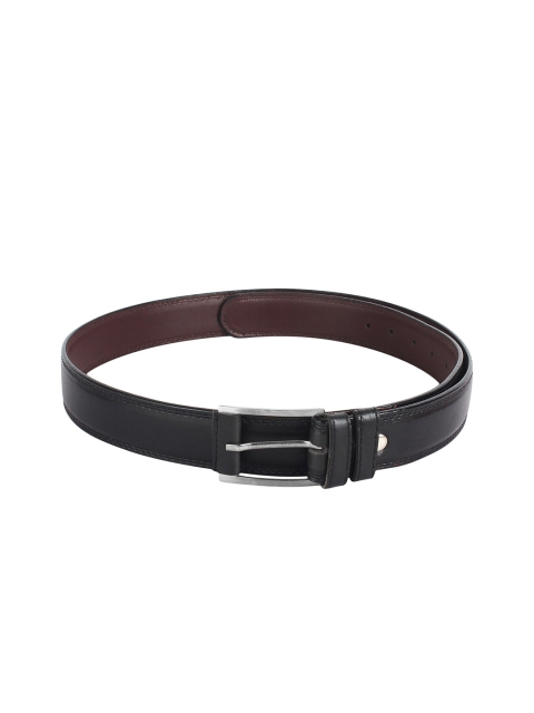 

Swiss Design Men Black Solid Belt