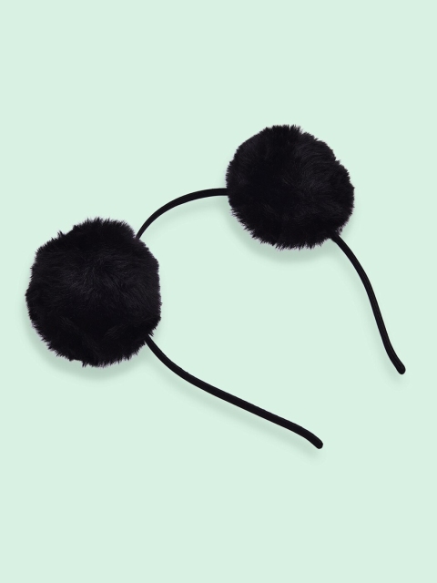 

AQUASTREET Women Black Fur Hairband