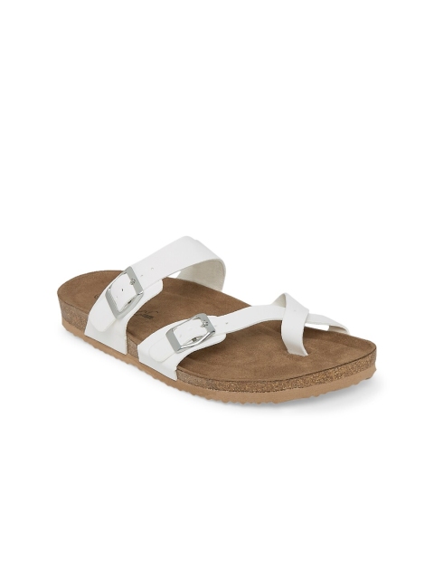 

Forever Glam by Pantaloons Women White Open Toe Flats