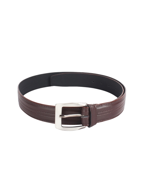 

Swiss Design Men Brown Striped Belt