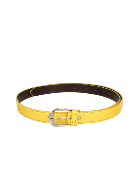 

Swiss Design Women Yellow Belt