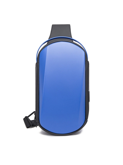 

BANGE Unisex Blue Backpack with USB Charging Port