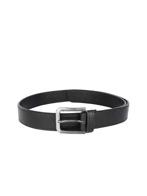

Swiss Design Men Black Solid Belt