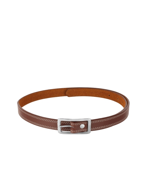 

Swiss Design Women Brown Striped Belt
