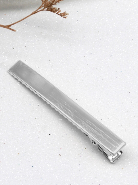 

JOKER & WITCH Women Silver-Toned Alligator Hair Clip