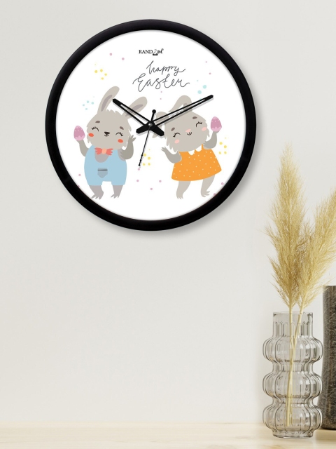 

RANDOM White & Black Printed 30 cm Analogue Contemporary Wall Clock