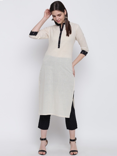 

Shakumbhari Women White Kurta