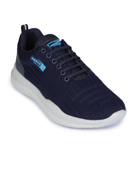 Liberty Men Navy Blue Running Non-Marking Shoes
