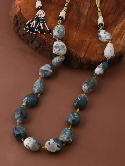 

Tistabene Grey & White Gold-Plated Necklace