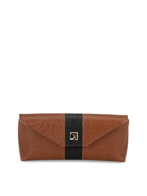 

Da Milano Brown Textured Genuine Leather Handcrafted Sunglass Case