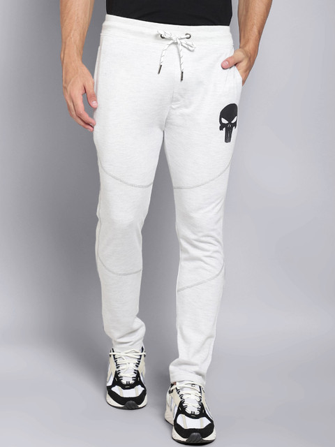 

Free Authority Men White Punisher Printed Cotton Track Pants