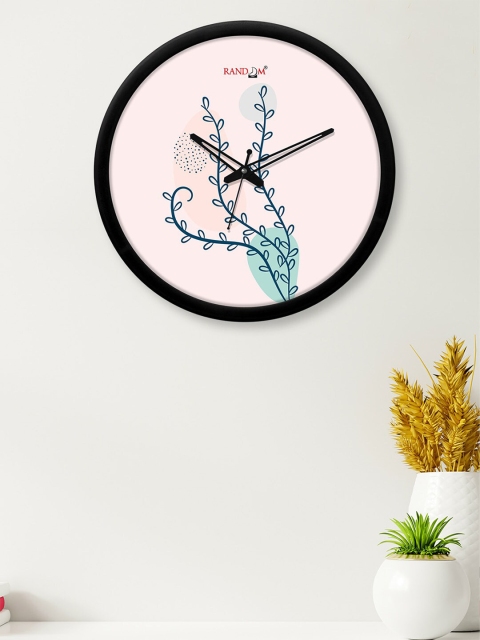 

RANDOM Pink & Black Printed 30 cm Analogue Contemporary Wall Clock
