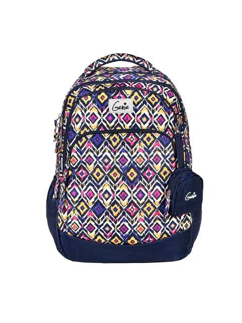 

Genie Girls Multicoloured & White Geometric Backpack, Multi