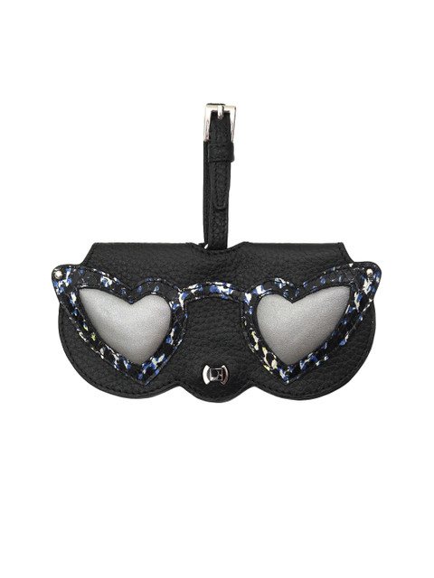 

Da Milano Black & Blue Textured Hancrafted Genuine Leather Sunglass Case