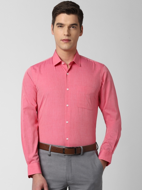 

Peter England Men Pink Slim Fit Formal Shirt