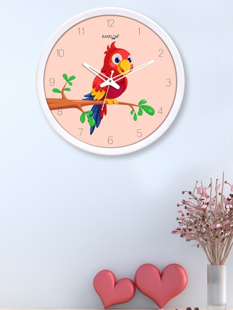 

RANDOM Pink & Red Printed 30 cm Analogue Contemporary Wall Clock