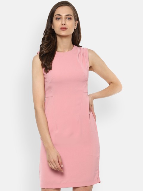 

Van Heusen Woman Pink Sheath Dress