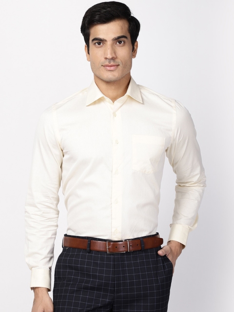 

Blackberrys Men Yellow Slim Fit Casual Shirt