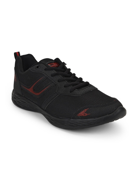 

Liberty Men Black Mesh Running Non-Marking Shoes