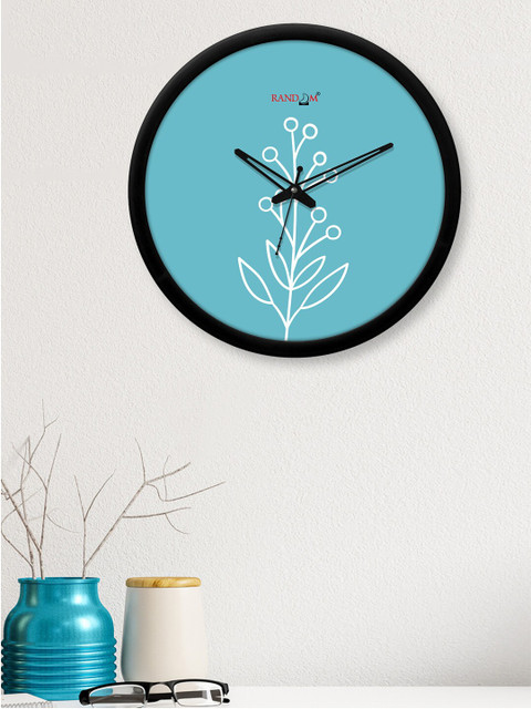 

RANDOM Blue Printed Contemporary Wall Clock