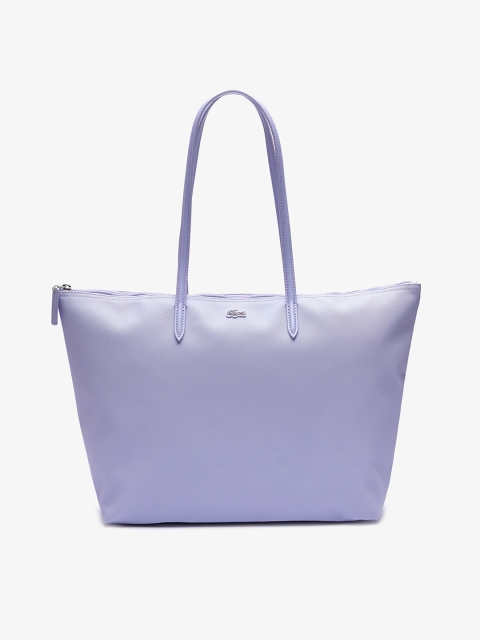 

Lacoste Lavender Solid Structured Shoulder Bag