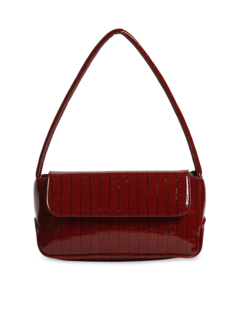 

Apsis Women Maroon Textured Handheld Bag