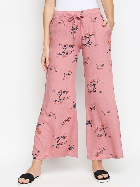 

XIN Women Pink Printed Lounge Pants