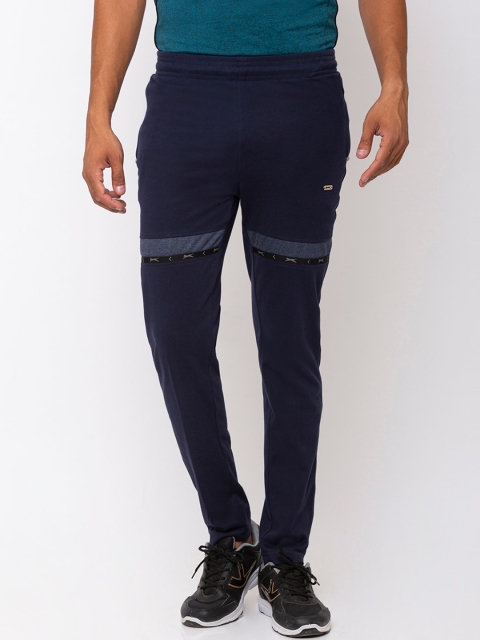 

Black Panther Men Navy Blue Solid Slim-Fit Track Pants