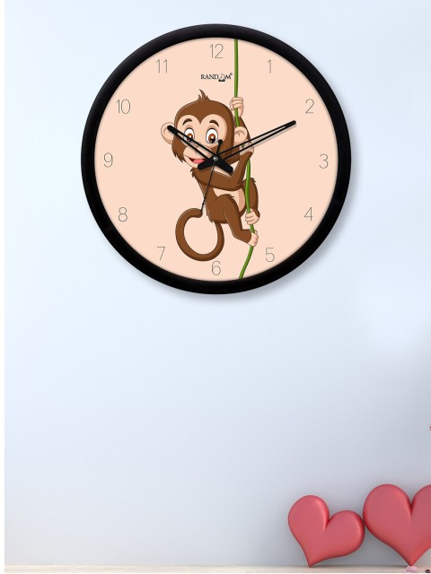 

RANDOM Pink & Brown Printed 30 cm Analogue Contemporary Wall Clock