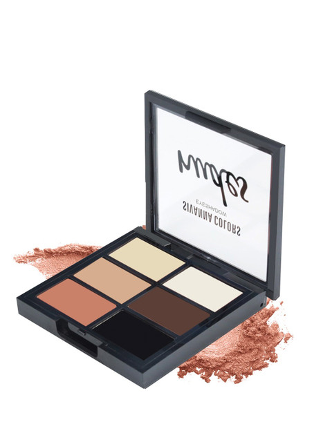 

Sivanna Colors Women Nudes 6 Color Eeyeshadow HF1000 02 30 gm, Black