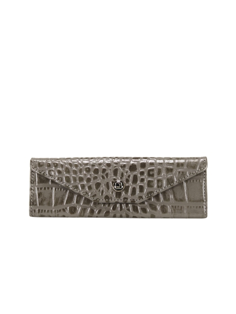 

Da Milano Grey Textured Genuine Leather Handcrafted Sunglasses Case