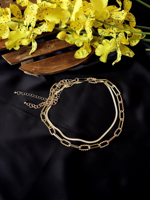 

Bellofox Gold-Toned Gold-Plated Layered Chain