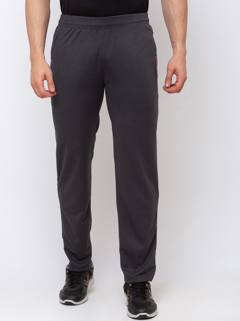 

Black Panther Men Charcoal Solid Slim-Fit Tracks Pants
