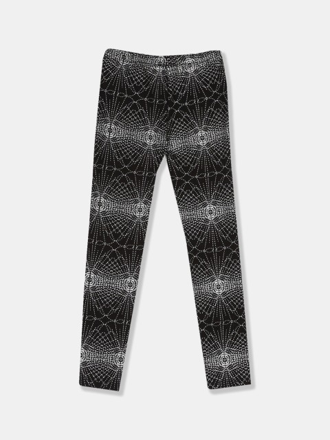 

GAP Girls Black Printed Leggings