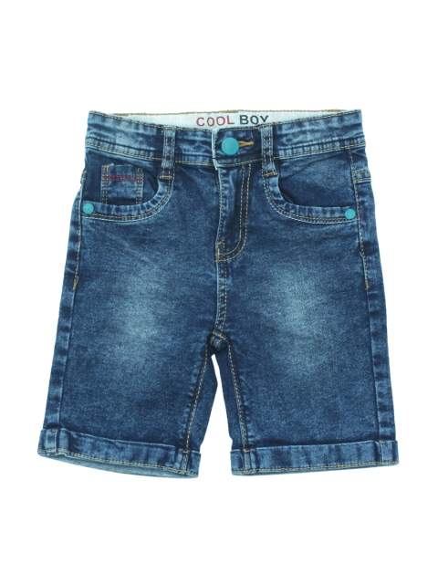 

Lil Lollipop Boys Blue Mid-Rise Denim Shorts