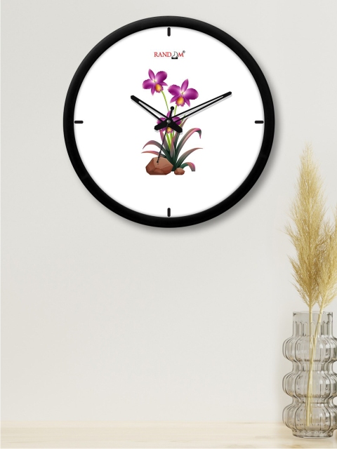 

RANDOM White & Black Printed 30 cm Analogue Contemporary Wall Clock