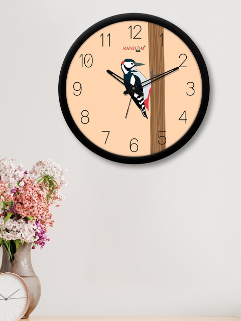 

RANDOM Beige & Brown Printed 30 cm Analogue Contemporary Wall Clock