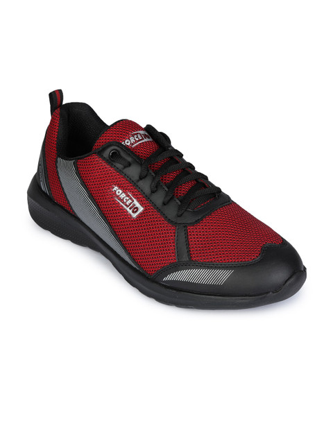 

Liberty Men Red Mesh Running Non-Marking Shoes