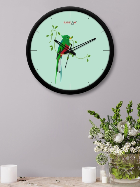 

RANDOM Green Printed Contemporary Wall Clock