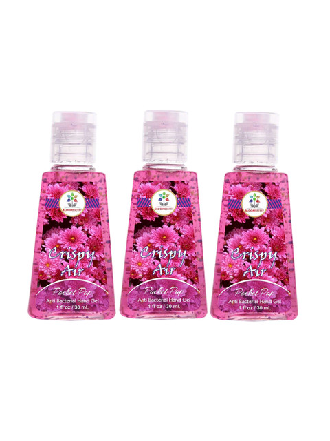 

BLOOMSBERRY Pack of 3 Hand Sanitizer Combo, Pink