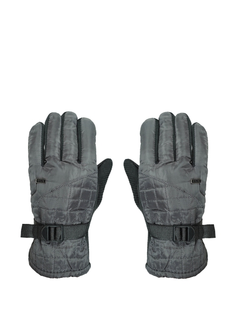 

FabSeasons Grey Solid Winter Gloves