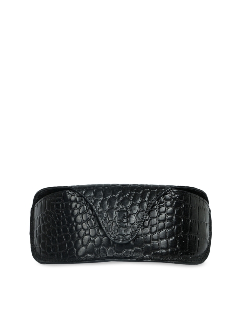 

Da Milano Black Textured Genuine Leather Handcrafted Sunglass Case