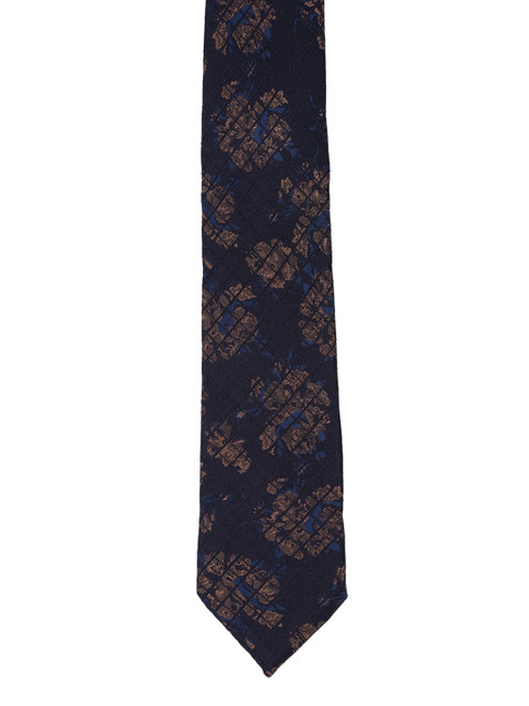 

Louis Philippe Men Navy-Blue Self-Design Accessory Gift Set