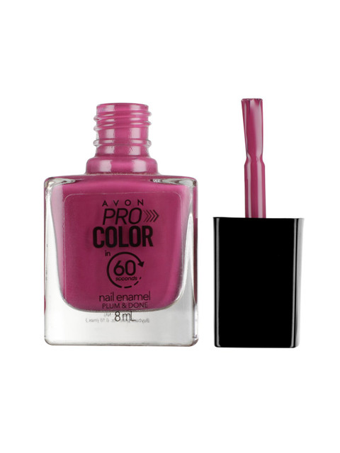 

Avon Pro Color Nail Enamel - Plum & Done 8ml, Pink