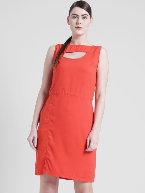 

Yaadleen Red Sheath Dress